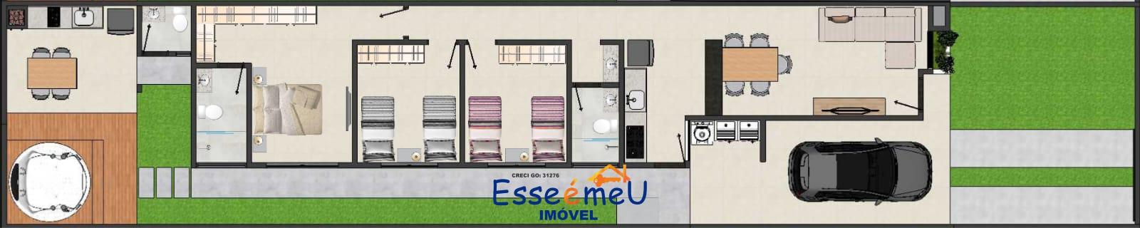 CASA 3Q - JARDIM IPE