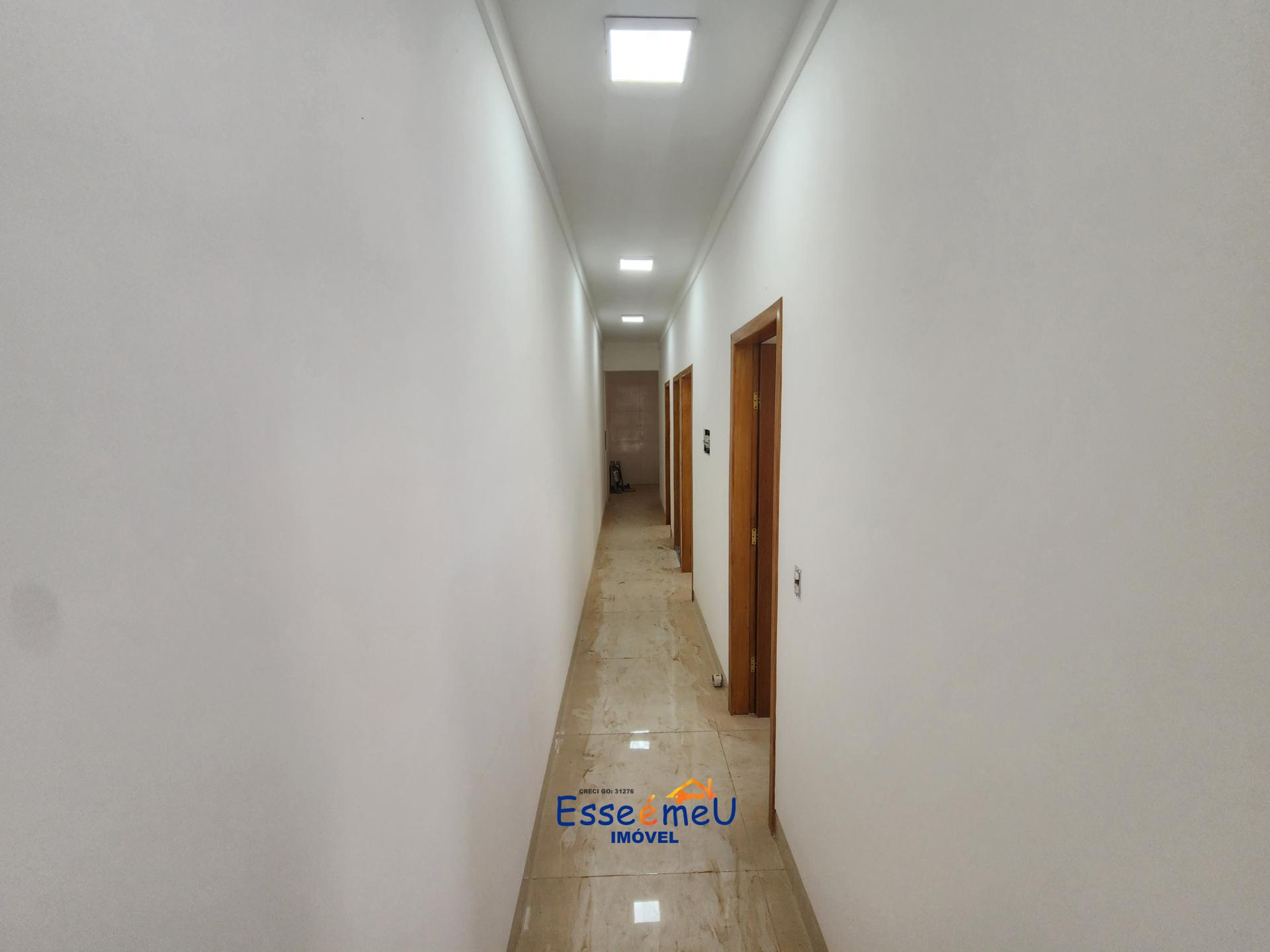 Linda casa 3 quartos com área gourmet com churrasqueira, Jardim Novo Petrópolis - Goiânia - GO